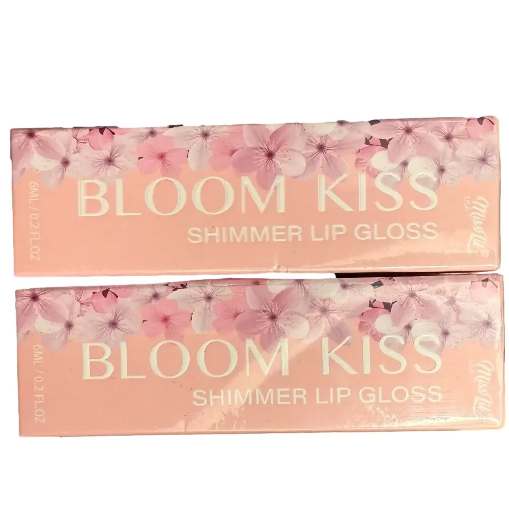BLOOM KISS (BUNDLE OF 2) Shimmer Lip Gloss FULL SIZE in ASTER & CALLIA
